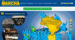 Desktop Screenshot of marcha.cnm.org.br