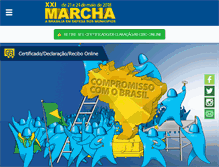 Tablet Screenshot of marcha.cnm.org.br
