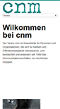Mobile Screenshot of cnm.ch