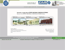 Tablet Screenshot of cnm.es