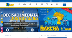 Desktop Screenshot of cnm.org.br