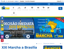 Tablet Screenshot of cnm.org.br